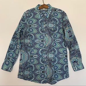 Coldwater Creek No Iron Long Sleeve Button Down